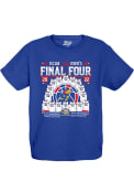 Kansas Jayhawks Youth 2022 Final Four Jerseys T-Shirt - Blue