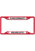 Red Cincinnati Bearcats Color Metal License Frame