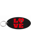 Cleveland Browns Oval Love Keychain