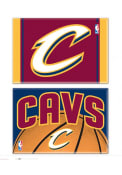 Cleveland Cavaliers 2 pack 2 x 3 rectangle Magnet