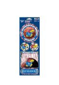 Kansas Jayhawks Prismatic Stickers