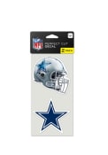Dallas Cowboys 4x4 2 pack Auto Decal - Navy Blue