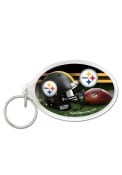 Pittsburgh Steelers Oval Keychain