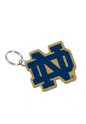 Notre Dame Fighting Irish ND logo Keychain