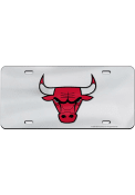 Chicago Bulls Team Logo Inlaid Car Accessory License Plate