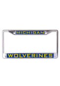 Michigan Wolverines Team Name Inlaid License Frame