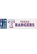 Texas Rangers 3x10 Perfect Cut Auto Decal - Red