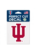 Indiana Hoosiers Perfect Cut Auto Decal - Red