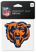 Chicago Bears Perfect Cut Auto Decal - Orange