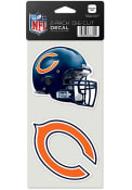 Chicago Bears 2 Pack Perfect Cut Auto Decal - Orange