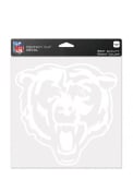 Chicago Bears Perfect Cut Auto Decal - White