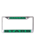 Dallas Stars Team Name Inlaid License Frame