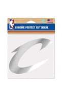 Cleveland Cavaliers Chrome Auto Decal - Silver