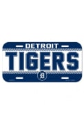 Detroit Tigers Team Name Plastic Car Accessory License Plate