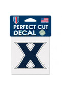 Xavier Musketeers 4x4 Perfect Cut Auto Decal - Navy Blue