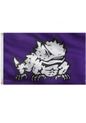 TCU Horned Frogs 3x5 Deluxe Grommet Purple Silk Screen Grommet Flag