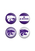 K-State Wildcats 4 Pack Button