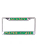 Wayne State Warriors Alumni Inlaid License Frame