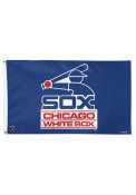 Chicago White Sox Cooperstown Black Silk Screen Grommet Flag