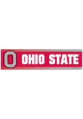 Ohio State Buckeyes 3x12 Bumper Sticker - Red