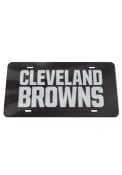 Cleveland Browns Chrome Car Accessory License Plate