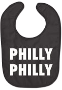Philadelphia Baby Philly Philly Bib - Black