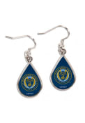 Philadelphia Union Womens Tear Drop Earrings - Navy Blue