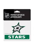 Dallas Stars Team Name and Logo Auto Decal - Green