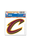 Cleveland Cavaliers 3x4 Team Logo Auto Decal - Maroon