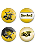 Wichita State Shockers 4 Pack 1.25 Inch Button