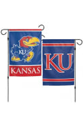 Kansas Jayhawks 12.5x18 2 Sided Garden Flag