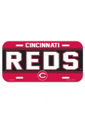 Cincinnati Reds Plastic Car Accessory License Plate