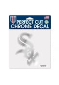 Chicago White Sox 6x6 inch Auto Decal - Silver