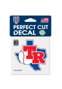 Texas Rangers 4X4 Cooperstown Auto Decal - Blue
