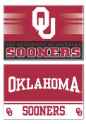 Oklahoma Sooners 2 Pack Rectangle Magnet