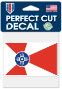 Wichita 4x4 inch Perfect Cut Auto Decal - Red
