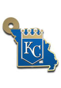 Kansas City Royals State Shape Keychain