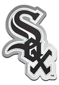 Chicago White Sox Metallic Car Emblem - Black