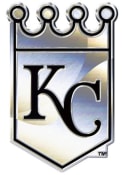 Kansas City Royals Chrome Car Emblem - Grey