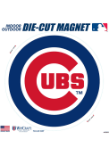 Chicago Cubs 12x12 inch Car Magnet - Blue