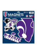 Purple K-State Wildcats Vinyl Magnet