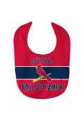 St Louis Cardinals Baby Future Hall of Famer Bib - Red
