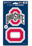 Ohio State Buckeyes Die Cut 2pk Magnet