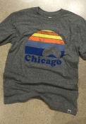 Chicago Grey Sunset Bean Short Sleeve T Shirt