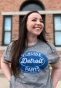 Detroit Grey Genuine Parts Short Sleeve T Shirt