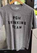 Pittsburgh Grey Drinking Team Short Sleeve T Shirt