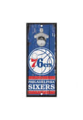 Philadelphia 76ers 5X11 Bottle Opener Sign