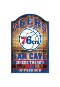 Philadelphia 76ers 11x17 Fan Cave Sign