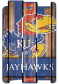 Kansas Jayhawks 11x17 Vertical Plank Sign