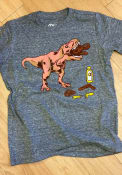 Philadelphia Youth Grey T-Rex Pretzel Short Sleeve T-Shirt